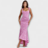 Renske - Robe longue avec un corset élégant et raffiné