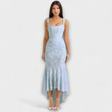 Renske - Robe longue avec un corset élégant et raffiné