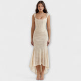 Renske - Robe longue avec un corset élégant et raffiné