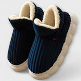 Bina - Chaussons Pilou Pilou bleu marine