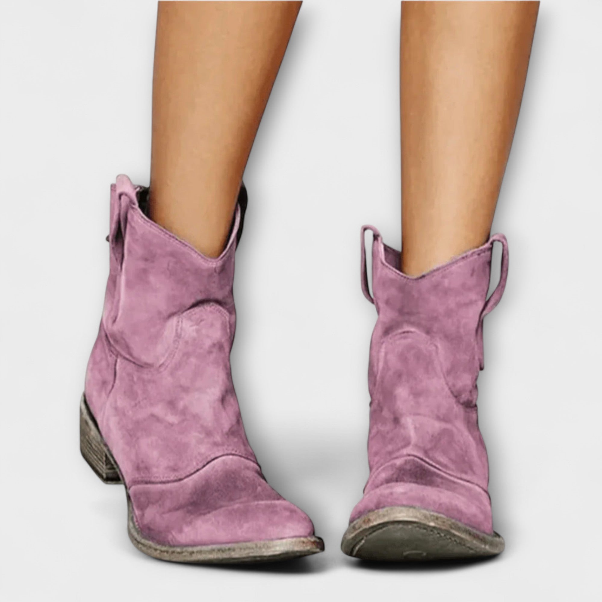 Marla - Bottes en daim de style savane