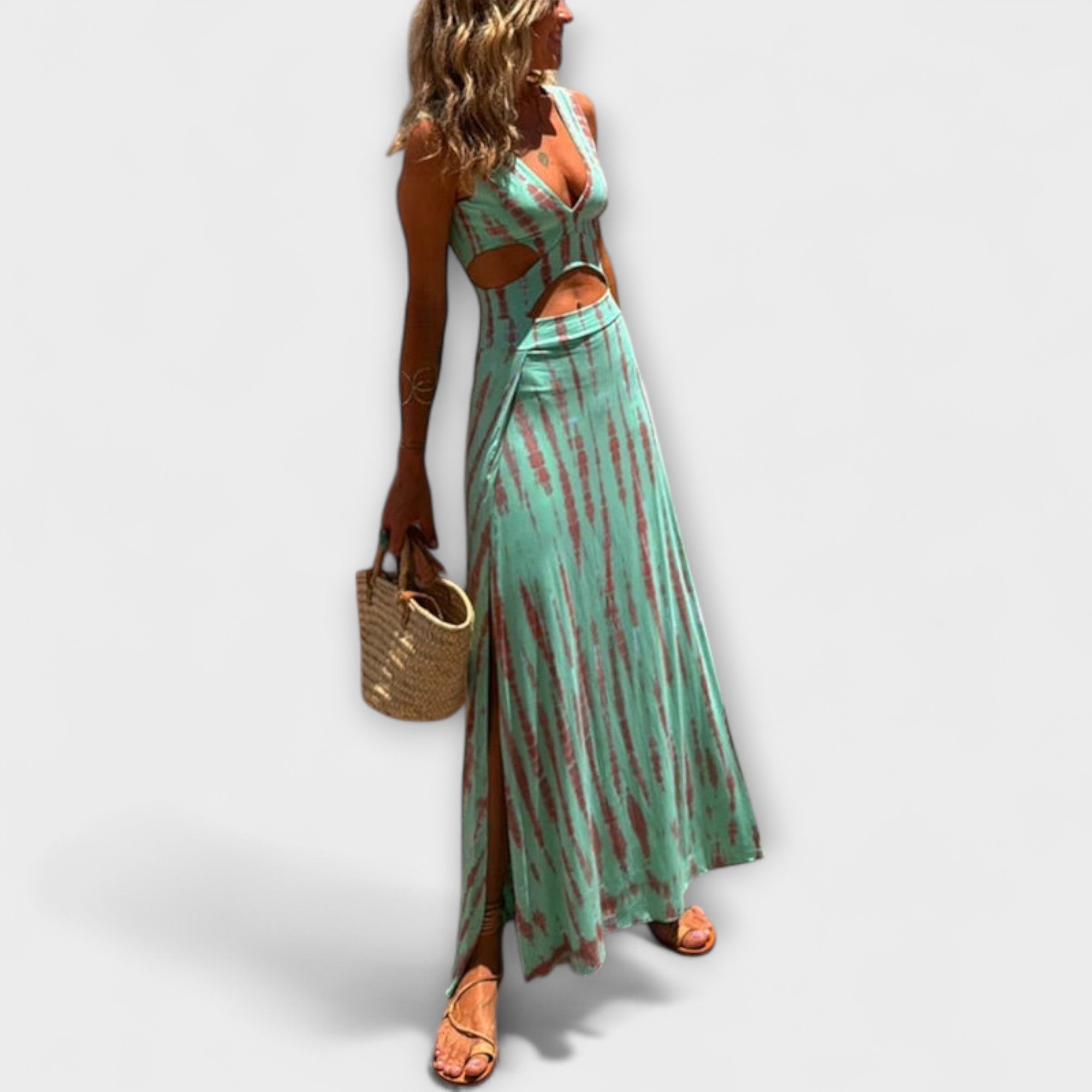 Ella - Robe Stretch à Découpes Tie-Dye Eleanor