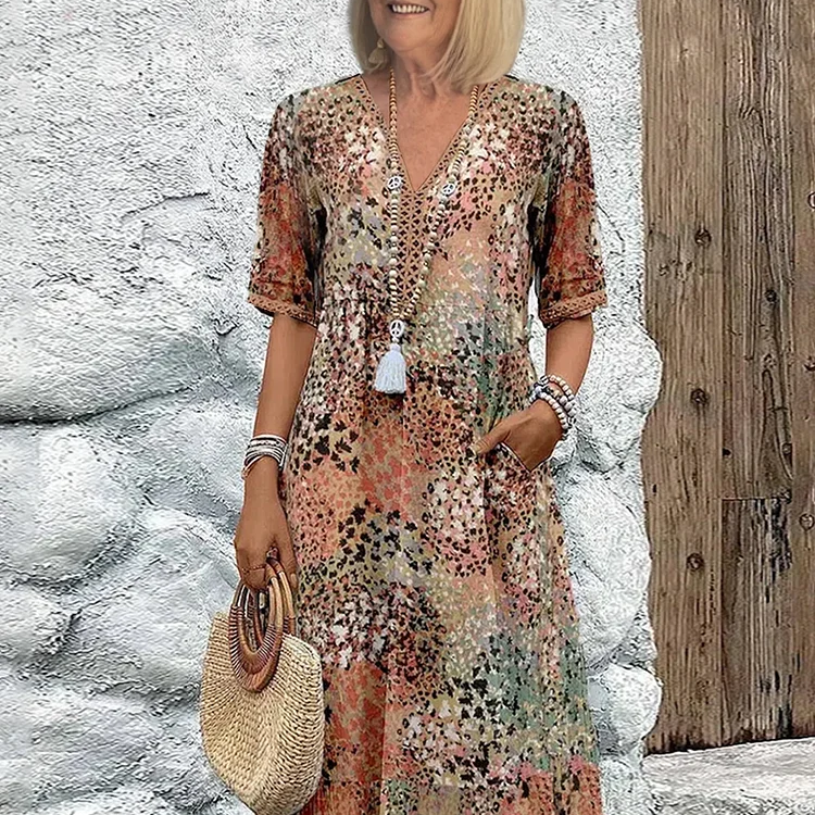Lia - Robe Midi Femme