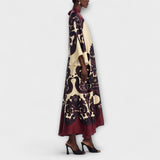 Lucy - Robe maxi à imprimé grenadille pour une élégance sans effort