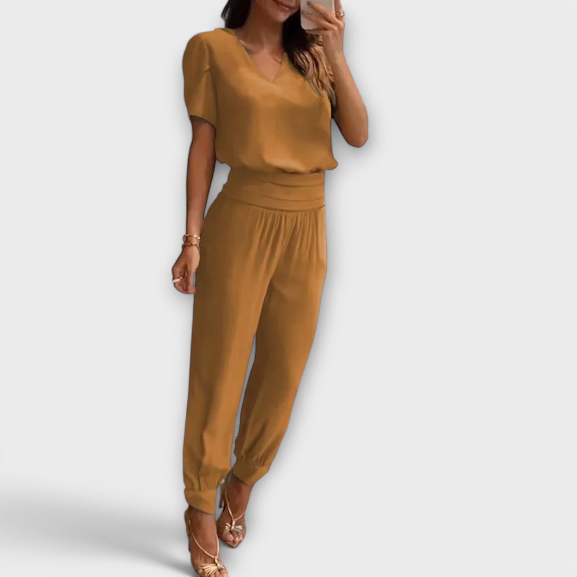 Irmelin – Ensemble Élégant Avec Haut Et Pantalon