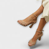 Rachel - Talons aiguilles marron clair