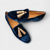 Quinnlyn – Mocassins vintage avec pampilles