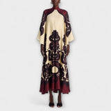 Lucy - Robe maxi à imprimé grenadille pour une élégance sans effort