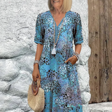 Lia - Robe Midi Femme