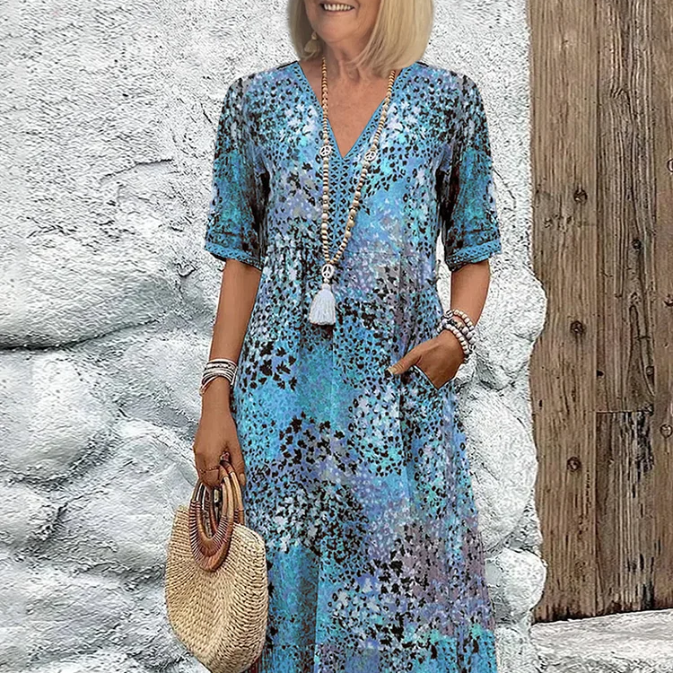 Lia - Robe Midi Femme