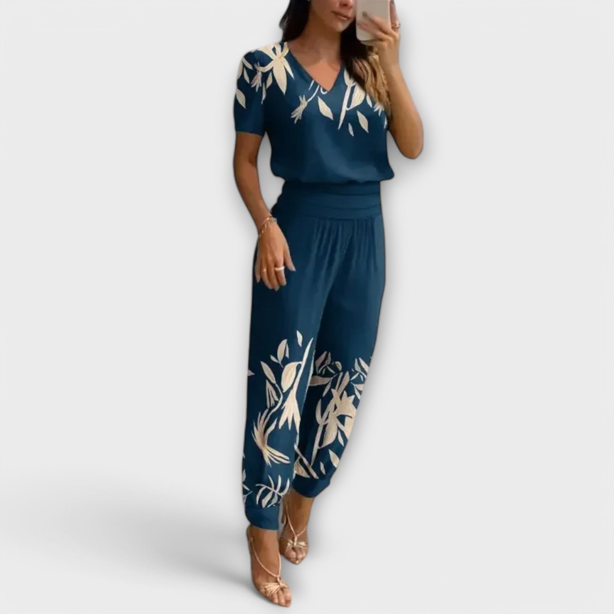 Irmelin – Ensemble Élégant Avec Haut Et Pantalon