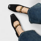 Eleanor - Talons épais avec pièce en métal