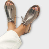 Lydia - Talons épais couleur argent