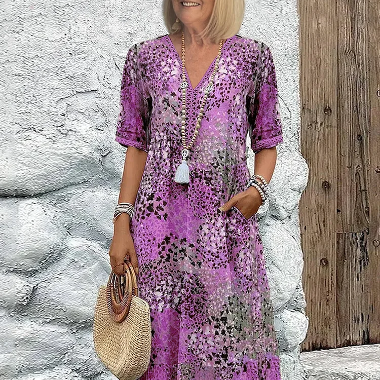Lia - Robe Midi Femme