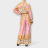 Sage - Ensemble Chemise Détendue de Sirène et Pantalons Taille Élastique