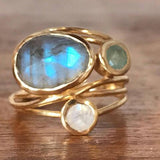 Bague Vintage en Lapis Lazuli