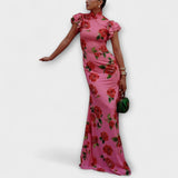 Luna - Robe maxi avec imprimé floral