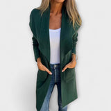 Libi – Manteau cardigan ajusté