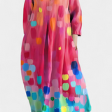 Ana - Robe fluide à motifs