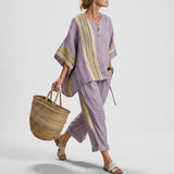 Lorena - Ensemble en lin et bambou boho