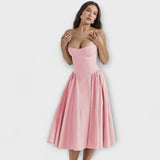 Rosalie - Robe corset sans manches raffinée
