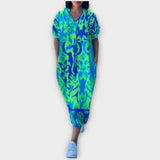 Elena - Robe à fleurs élégante