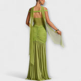 Therese – Robe fendue avec effet Wow