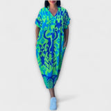 Elena - Robe à fleurs élégante