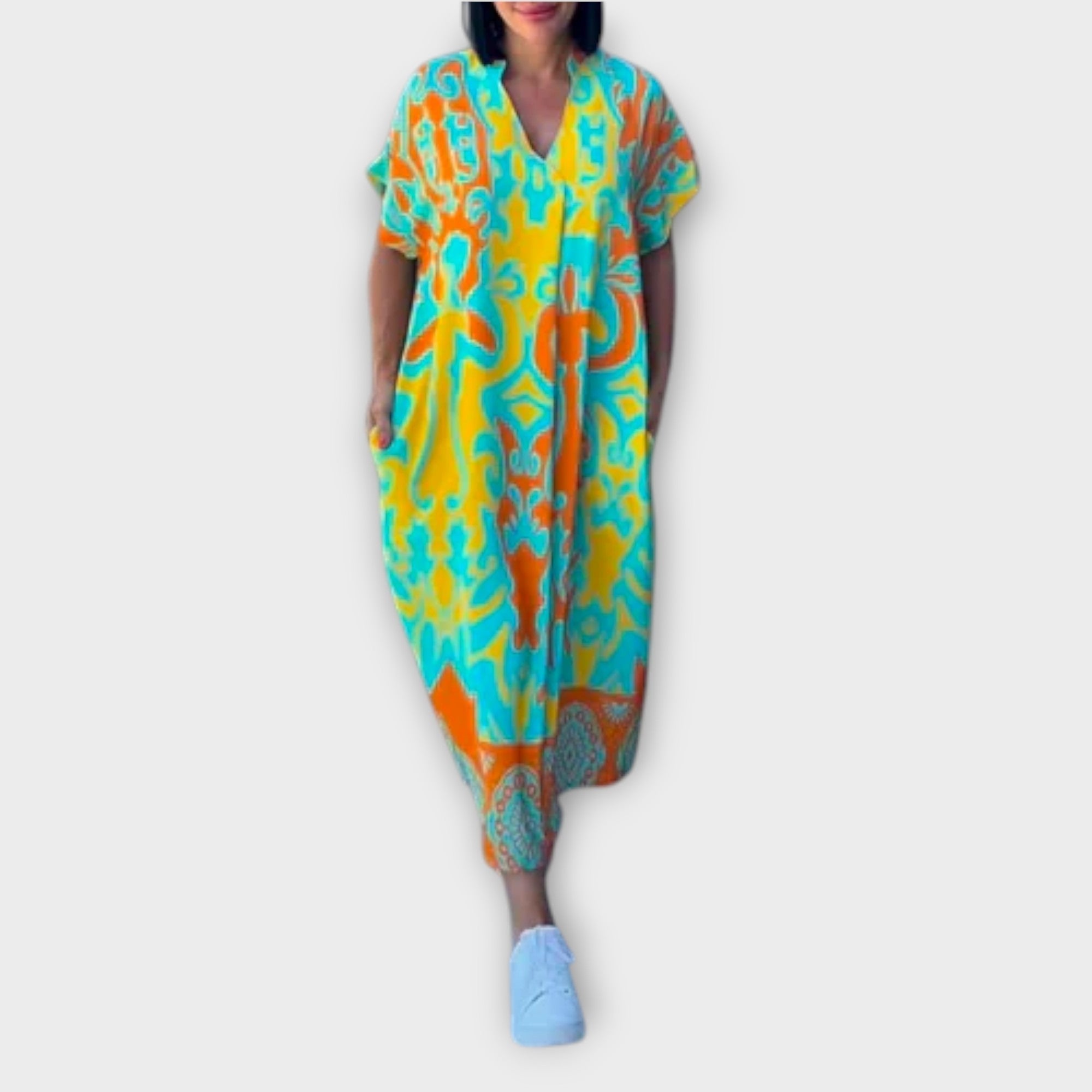 Elena - Robe à fleurs élégante