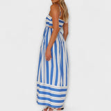 Svea - Robe Maxi en Bare Bloom