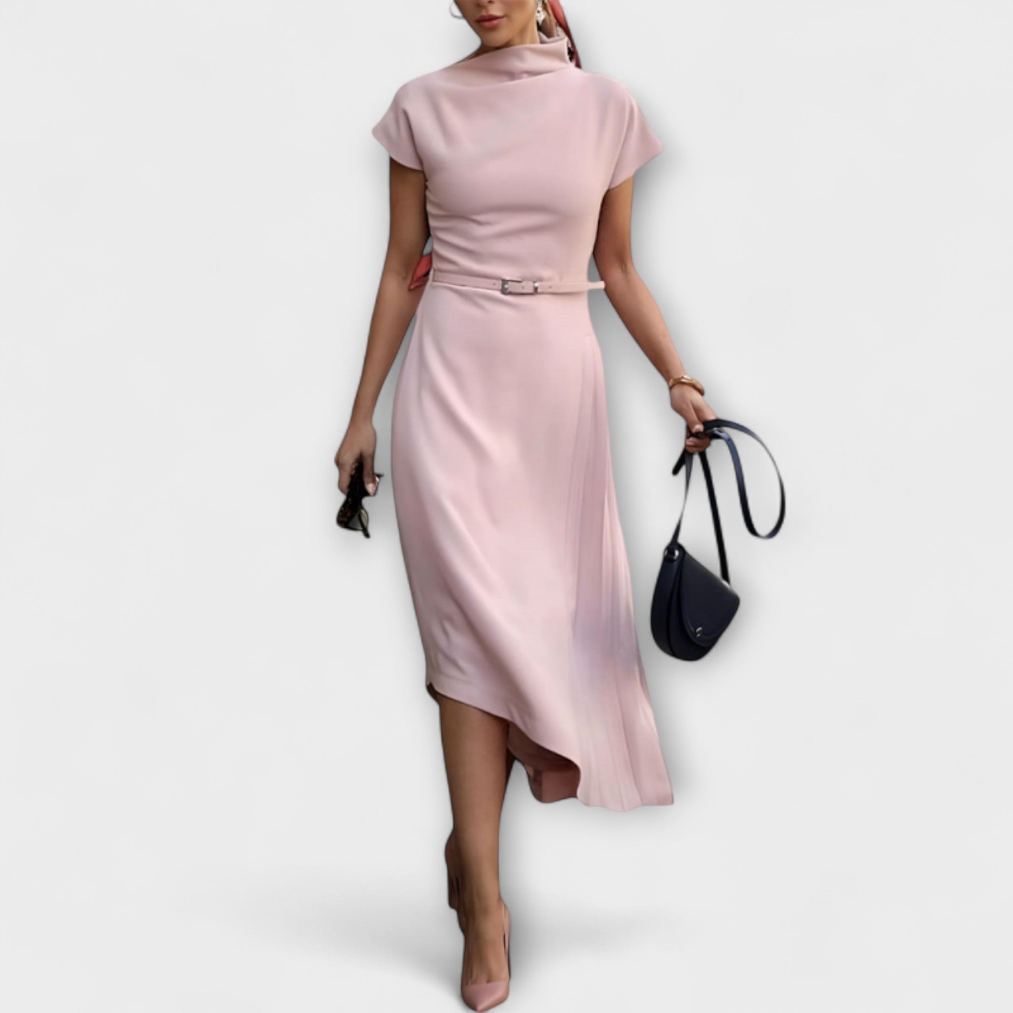 Amelia - Robe Urbaine Asymétrique