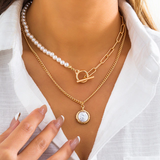 Collier de perles vintage en design multi-couches