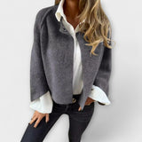 Lena - Veste courte élégante avec col rond