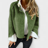 Lena - Veste courte élégante avec col rond