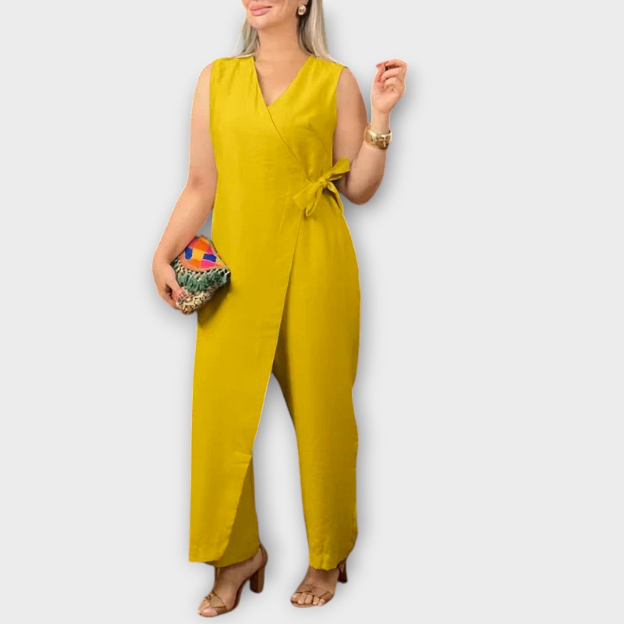 Lilianna - Jumpsuit élégant avec coupe croisée