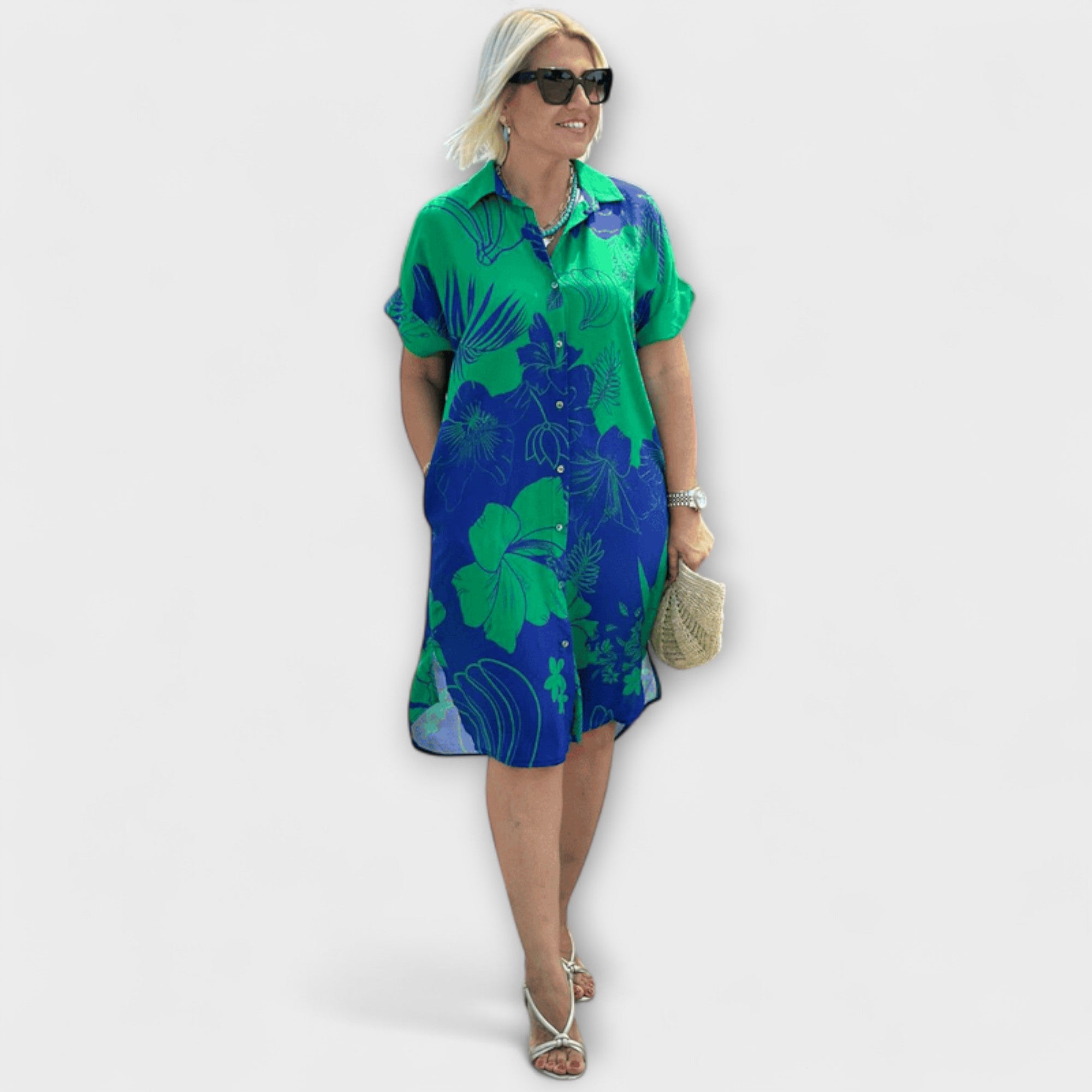 Naomi – Robe à motifs floraux