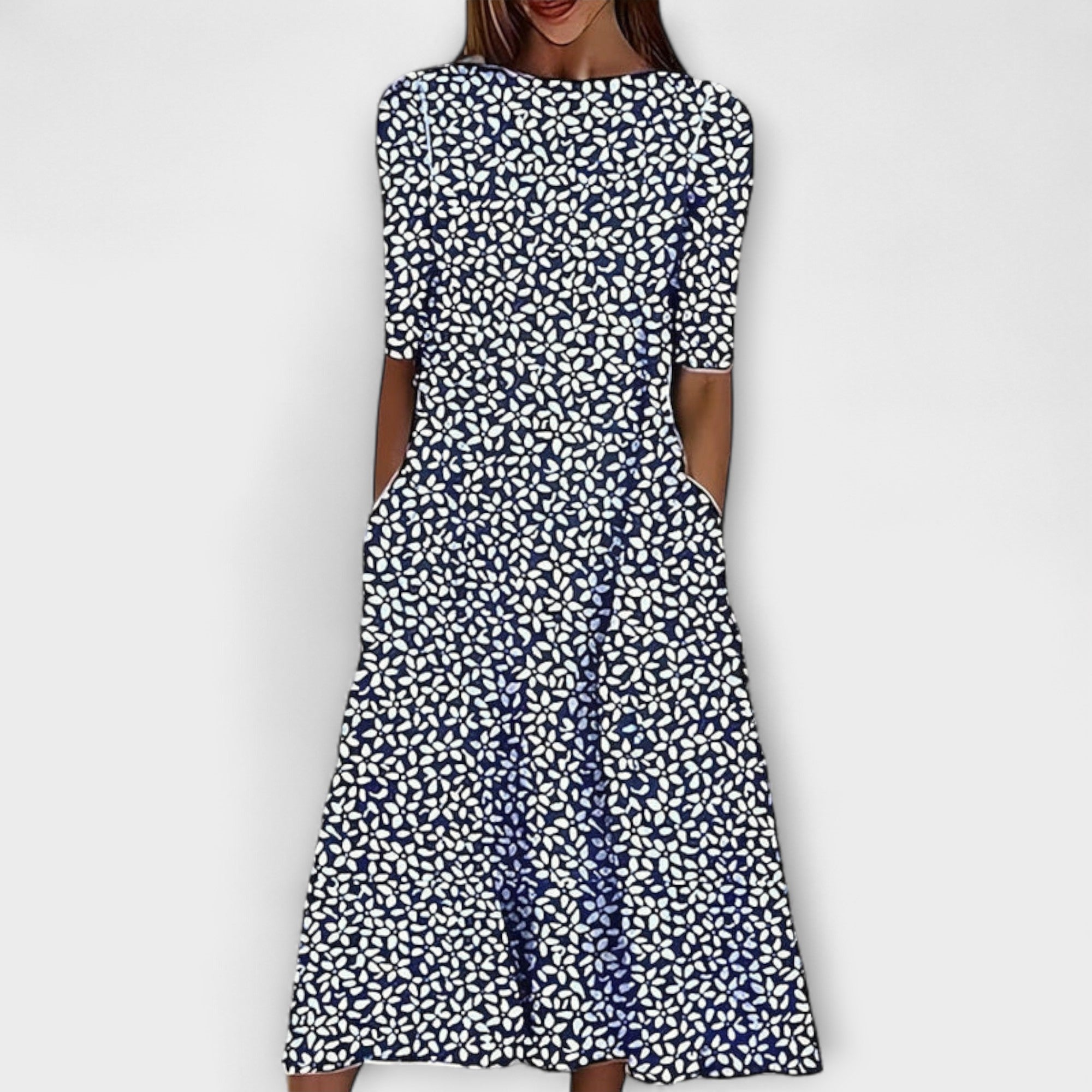 Adelina - Robe à fleurs